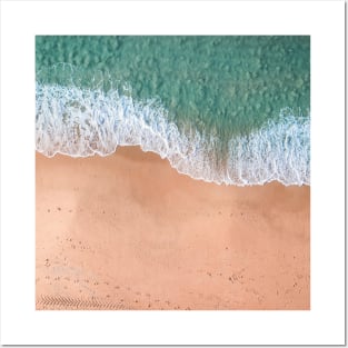 Aerial View Photography of Ocean Posters and Art